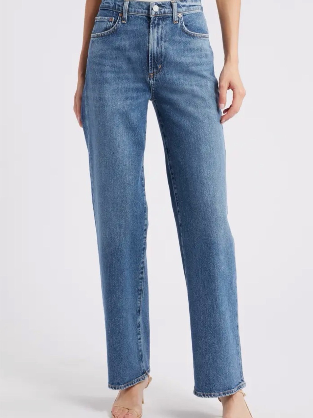 Agolde Harper Mid Rise Jeans - Fix - Picture 1 of 6